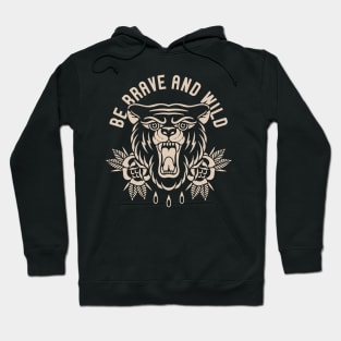 Traditional bear tattoo Hoodie